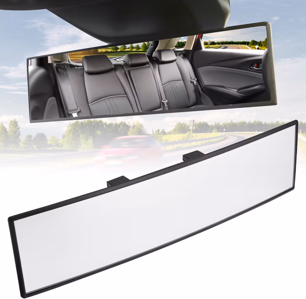 JOYTUTUS 11.8 Inch Universal Panoramic Rear View Mirror