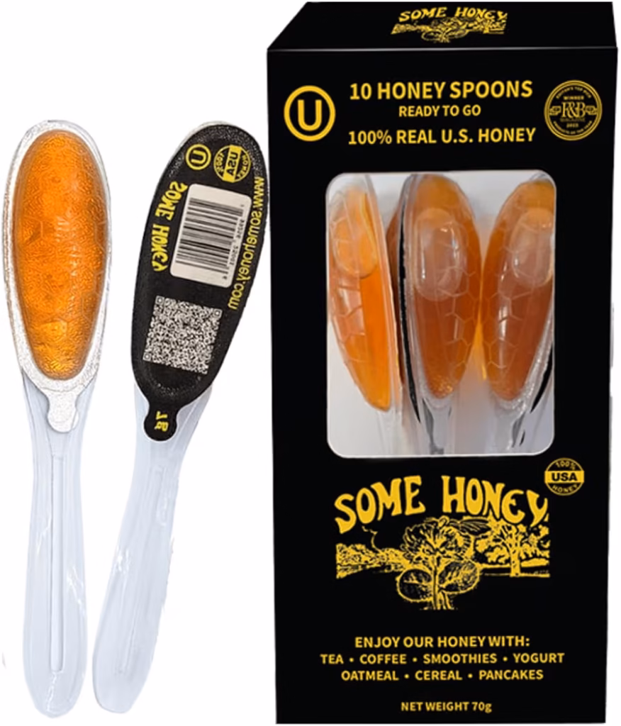 Raw & Unfiltered Honey Spoon Stirrers
