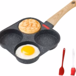 HUPECHAM 4-Cup Nonstick Granite Egg Frying Pan