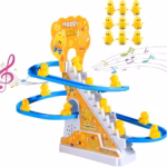 Electric Climbing Duck Stairs Toy