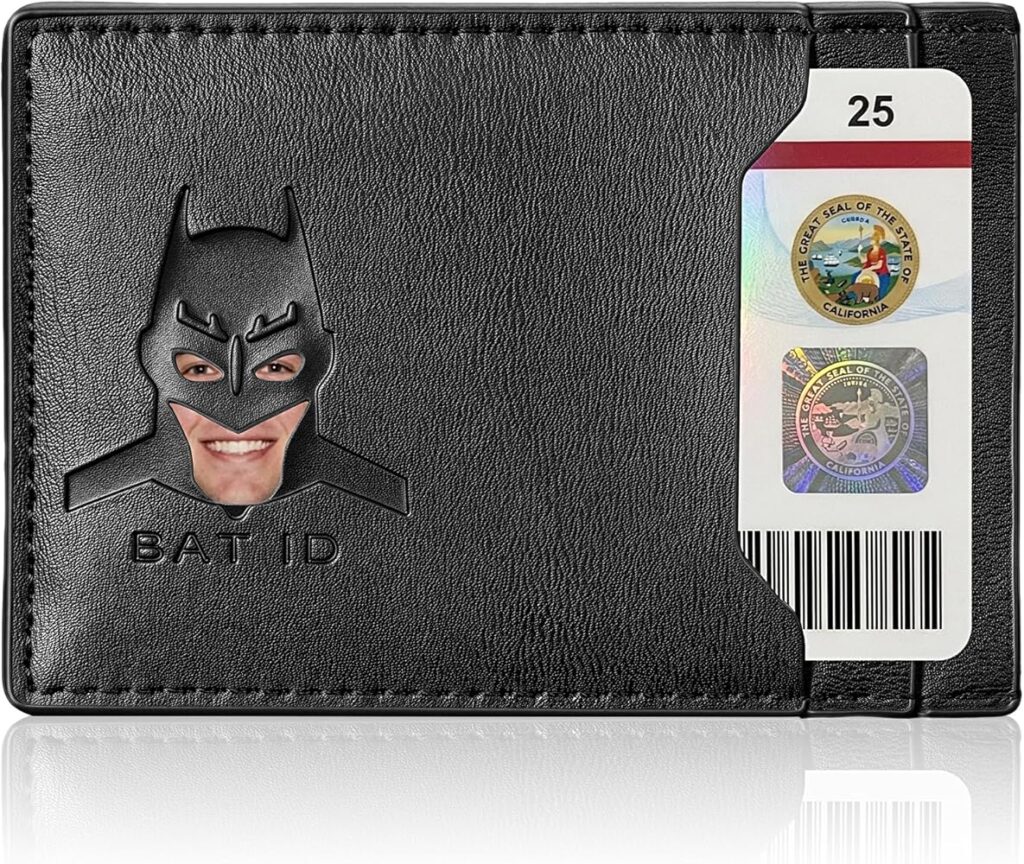 AMARONE Leather Superhero Bat Wallet