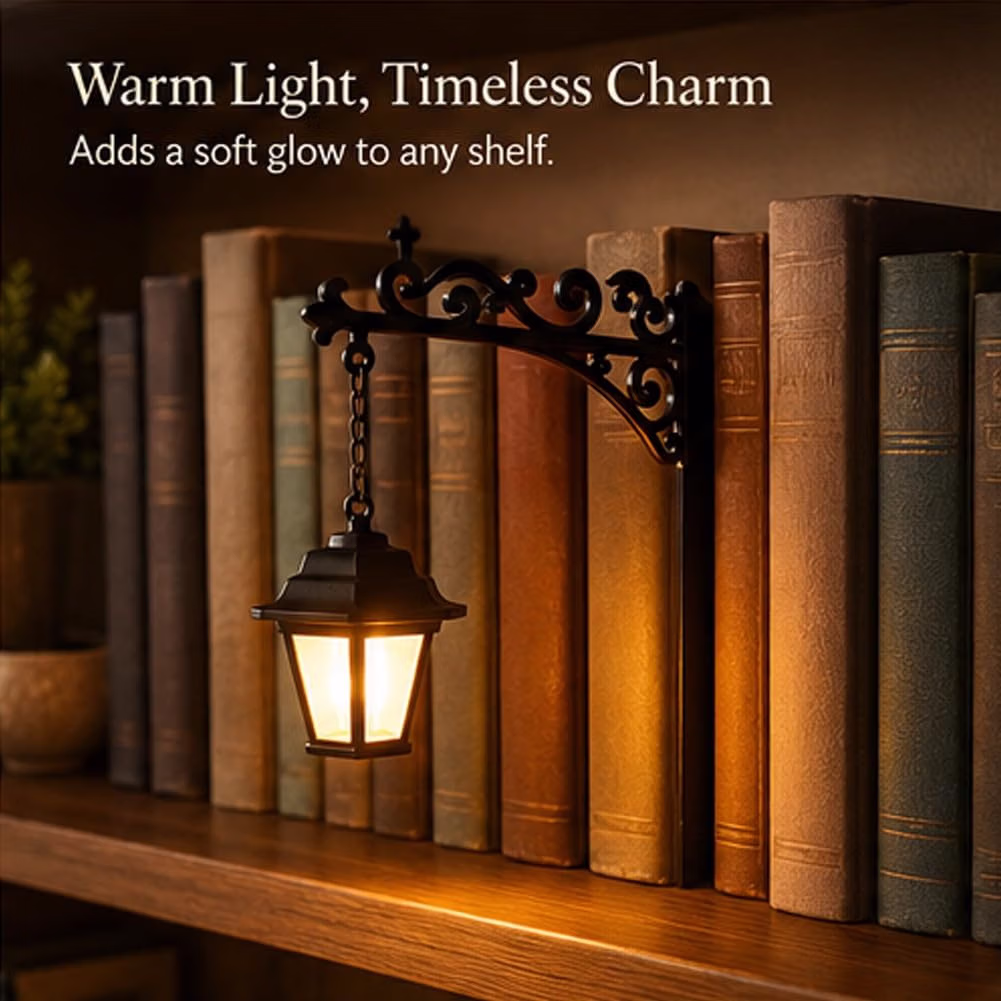 Library Lantern Bookshelf LED Lights