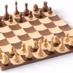 Umbra Wobble Chess Set – Walnut