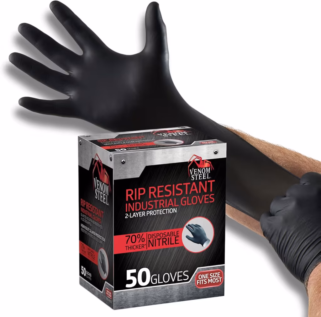 Venom Steel Heavy Duty Nitrile Gloves