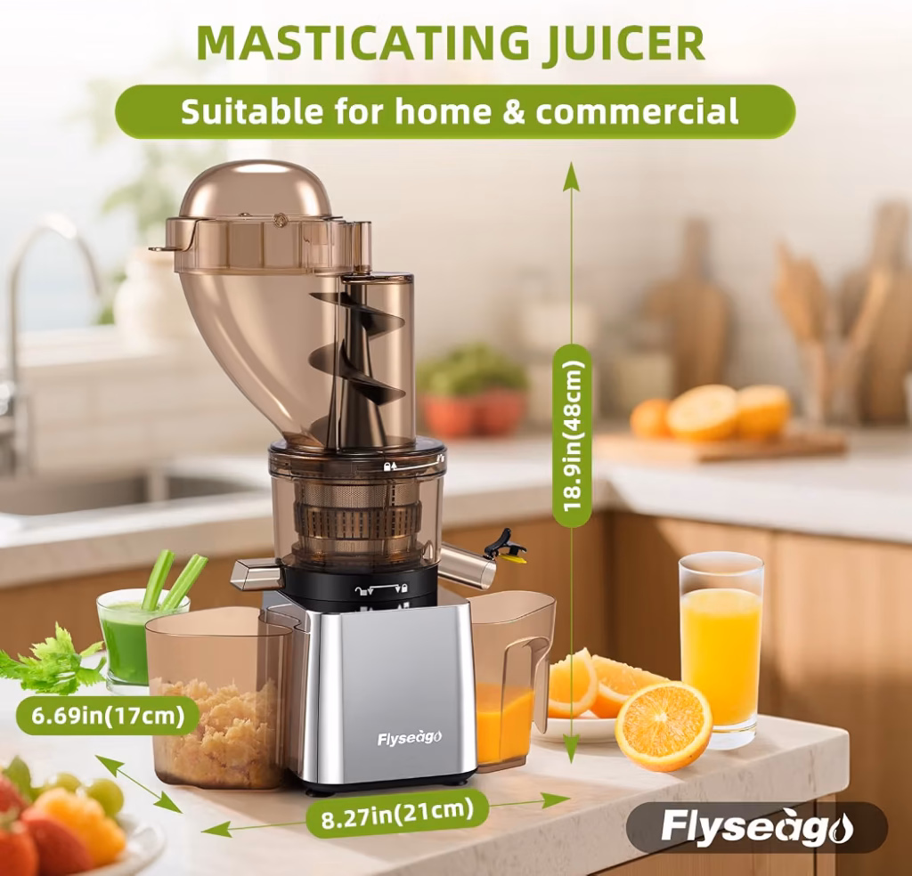 Commercial 300W Cold Press Masticating Juicer