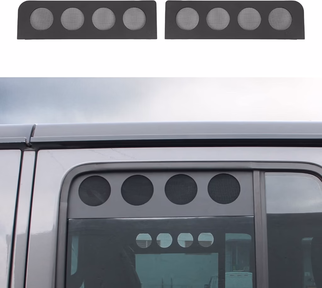 CheroCar Jeep Wrangler JL Rear Window Ventilation Panel